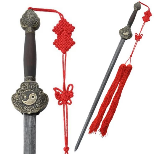 Tai Chi meč Ťien z Damascénské oceli