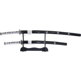 Samurai swords Black & White, 3 Piece Set