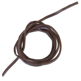 Square leather strap, 120cm (47”)