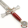 Damascened Templar Sword