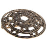 Viking Fibula with Celtic Knot Pattern, 35mm