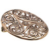 Celtic brooch with triskele motif, 48mm