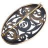 Celtic Brooch with spiral pattern, 50 * 30mm