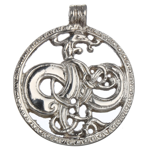 Silver-plated Amulet of Urnes Style - Sale