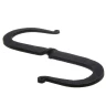 S-hook, twisted, hand-forged, 128mm