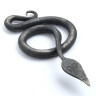 Přívěsek had kovaný z oceli, 89*39mm