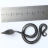 Hand-forged pendant Snake, 89*39mm