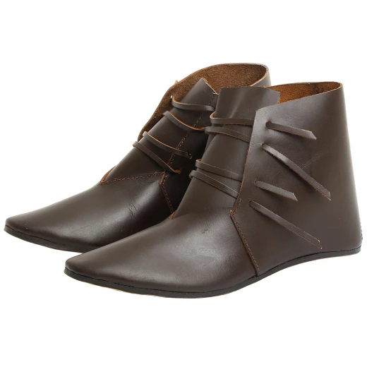 Medieval front laced ankle boot - Sale