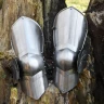 Gotischer Knie- und Oberschenkelschutz, 1,6 mm Stahl, Paar
