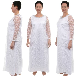 White Lace Dress Innocence for Bridesmaids and Faeries, size L - Outlet