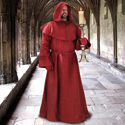 Inquisitor Costume With Cowl And Belt