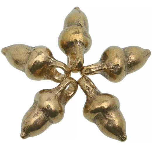 Spätmittelalterlicher Messingknopf in Eichelform für historische Gewandungen (1 St.) - Outlet