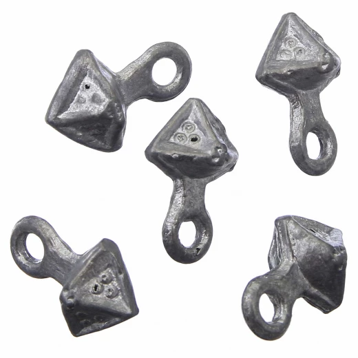 Gotický pyramidový knoflík z tvrzeného cínu pro středověké kostýmy (1ks) - Outlet