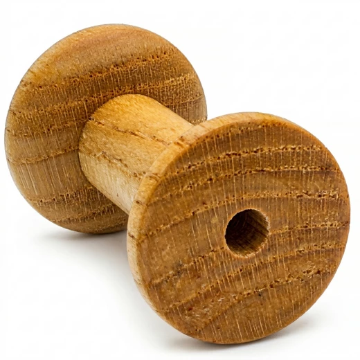 Vintage thread spool made of wood - Outlet